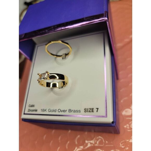 18k gold diamond ring - Picture 1 of 4
